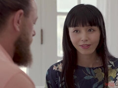 HD Deepthroat Blowjob - Asian Marica Hase Has An Intimate Session With Her Language Teacher - Marica Hase