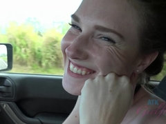 ブロンド, ドレス, 指いじり, 彼女, 手コキする, アウトドア, ハメ撮り, 公共