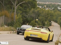 Kont, Blond, Sperma in gezicht, Likken, Klein, Kut duiken, Rijden, Trio