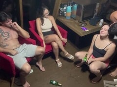 お尻, 美人, カップル, ゲーム, 自家製, 旦那, キス, タトゥー