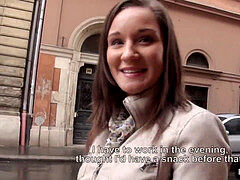 handsome Czech bartender pounds for cash