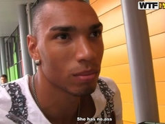 Anal, Extremo, Corridas faciales, Dinero, Al aire libre, Público, Pelirrojo, Trio