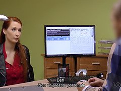 Entrevista, Sexo duro, Hd, Masturbación, Dinero, Pelirrojo, Chupando, Adolescente