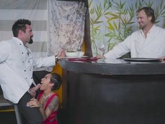 黒人, フェラチオ, イマラチオ, チン, オマンコ, 剃毛