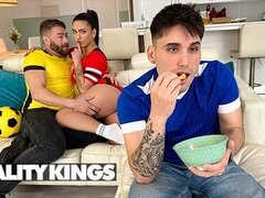 Horny whores vacuum up big boners and cum