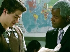 デカ尻, デカチン, デカパイ, ブロンド, フェラチオ, ガリガリ, ティーン, 三人