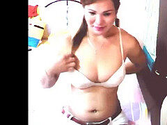Real Filipina Hermaphrodite Skype demonstrate #7