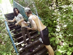 Большой член, Большие сиськи, Брюнетки, Семяизвержение, Хд, На публике, Киски, Кричащие