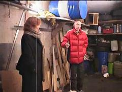 フェラチオ, イく瞬間, 手コキする, 淫乱熟女, 母, ロシア人