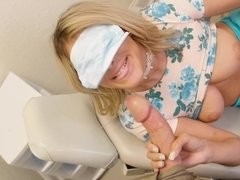Rubia, Mamada, Tetona, Pareja, Novia, Tetas naturales, Montar, Trio