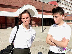 Morena, Corridas, Europeo, Interracial, Realidad, Flaco, Español, Trio