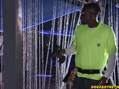 Grote lul, Blond, Sperma shot, Lul, Hardcore, Interraciaal, Kut duiken, Tieten likken