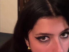Amateur, Sucer une bite, Couple, Tir de sperme, Queue, Branlette thaïlandaise, Pov, Suçant
