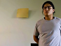捕まる, 爸, 赤毛, 魅力的, 剃毛, 息子, ティーン, オッパイの