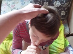 Pijpbeurt, Sperma in mond, Moeder die ik wil neuken, Moeder, Klein