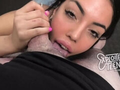 18 jahre, Leie, Blasen, Schwanz, Latina, Pov, Jungendliche (18+), Titten