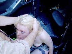 Anal, Blonde, Sucer une bite, Rondelette, Tir de sperme, Faciale, Français, Adolescente