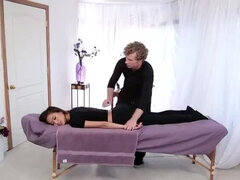 Asian brunette Alina Li in cumshot porno movie