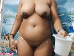 In the bathroom, viral girl indian, desi bathroom