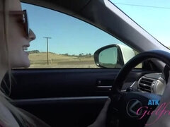 Amateur, Blonde, Ferme, Doigter, De plein air, Rasée, Tatouage, Nénés