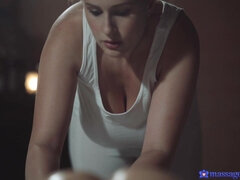 Monster Tits Blonde MILF Angel Wicky 4K Upscaled Massage hardcore with titjob (4K) - Angel wicky