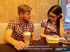 Lizaveta Kay - Cumshot on nerdy glasses