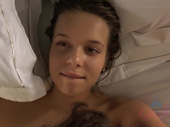 Arsch, Blondine, Freundin, Zierlich, Pov, Muschi, Rasiert, Titten