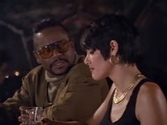 Dark haired beauty Jeanna Fine picks up Mike Horner and fucks him in the back room of the bar