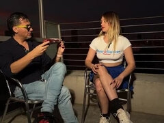 Keilabassi77 Sucks a Massive Cock between Two Buns: Colombian Blowjob in Juan Bustos Podcast