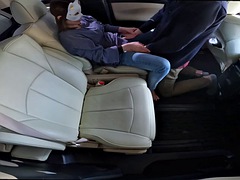 素人, フェラチオ, 車, 浮気者, 浮気する, ハードコア, アウトドア, 妻