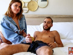 ベッドルーム, デカ尻, デカチン, デカパイ, フェラチオ, チン, 怪物, タトゥー