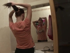 Cuarto de baño, Mamada, Corridas faciales, Pelirrojo