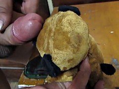 tiny plush fucked and cum