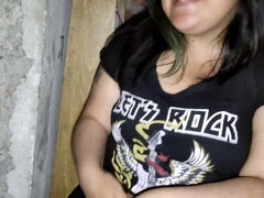 Gorda, Novia, Masturbación