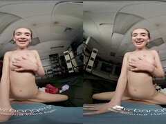 Hairy riding vr, small tits vr, pov blowjob vr