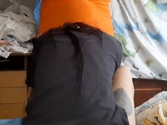 Morena, Lesbiana, Lamidas, Orgasmo, Pov, Coño, Falda, Trio