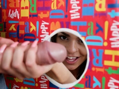 Tiny girl  Vienna Black is into gloryhole sex