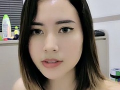 素人, アジア人, 美女, デカパイ, インドネシア人, オナニー, 一人, オッパイの