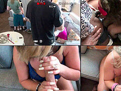 Amateur, Blowjob, Brunette, Group, Milf, Mom, Orgy, Party