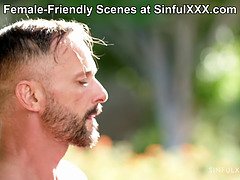 Miss! - a hot interracial babe caught on the beach by a big black cock