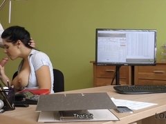 Entrevista, Negro, Tetona, Gordita, Hd, Oficina, Pov, Adolescente