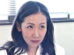 Asiatisch, Japanische massage, Lesbisch, Büro