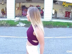 Enthousiasteling, Lieveling, Blond, Gek, Sperma in mond, Hd, Latijnse vrouw, Tiener
