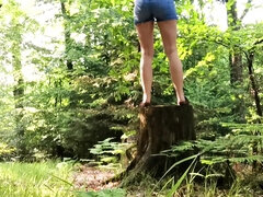Leie, Arsch, Fetisch, Hd, Im freien, Höschen, Pissen, Öffentlich