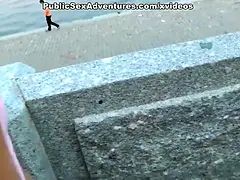 Blondine, Blasen, Hd, Nudist, Im freien, Öffentlich