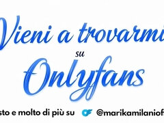 Marika Milani Big Tits Joi Sucks Massive Dildo Jerk Off To My Gagging