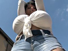 Gros seins, Grosse, Mature, Fils