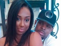 ベッドルーム, デカチン, 黒人, フェラチオ, 茶髪の, バック, 黒人, オマンコ