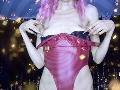 Domination, Femme dominatrice, Lesbienne, Maigrichonne, Adolescente