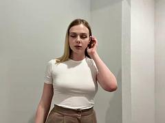 Blondine, Paar, Flashen, Hardcore, Pov, Öffentlich, Russisch, Hure